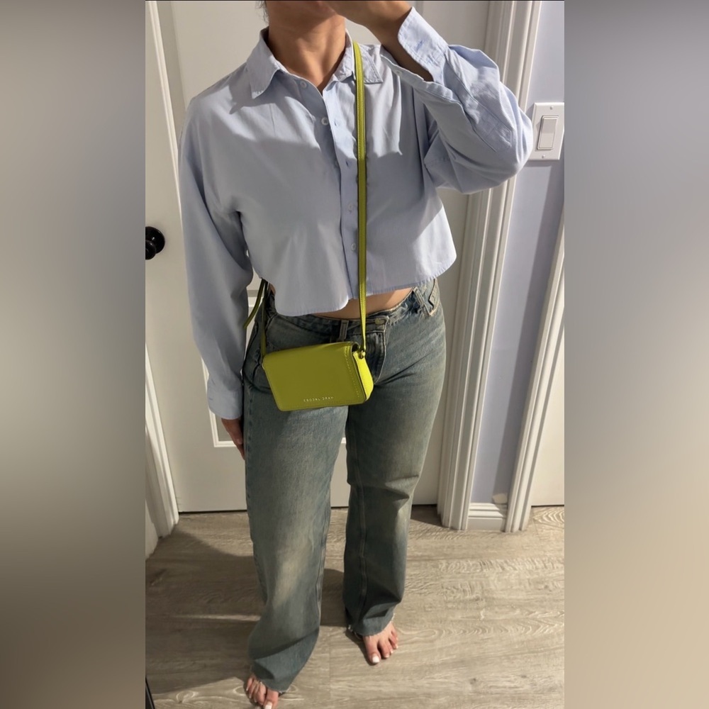 Marc Jacobs Groove Leather Mini Lime Bag - Picture 2 of 10
